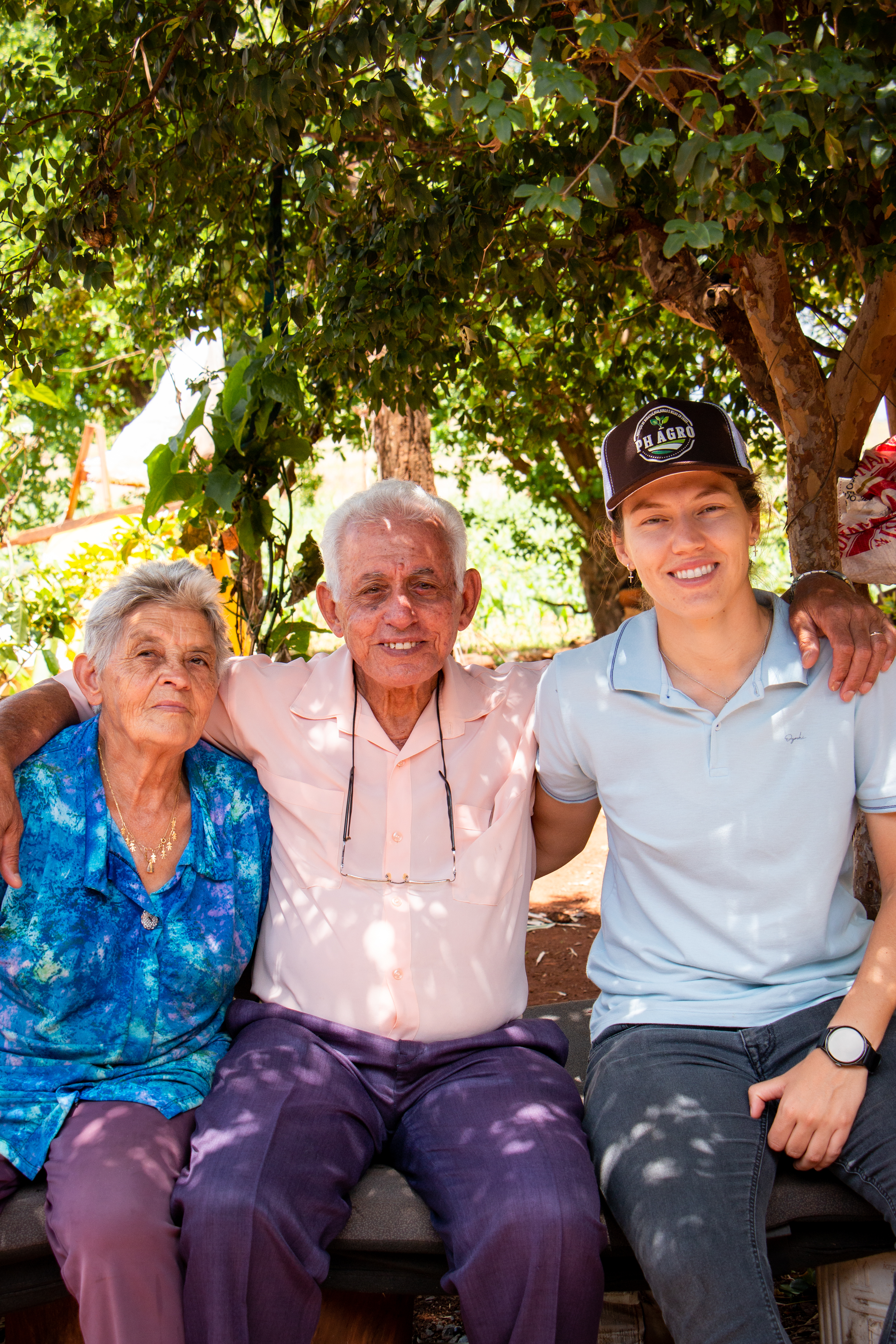 Eduarda com família
